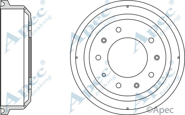 APEC BRAKING Тормозной барабан DRM9803